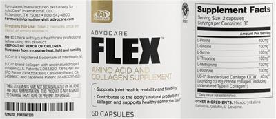 Product label for FLEX