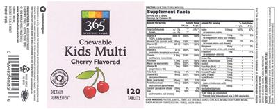 Chewable Kids Multi Cherry Flavored