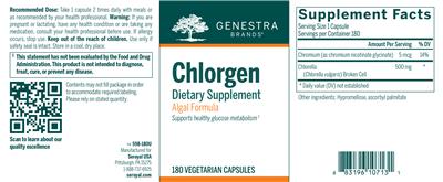 Photo of the Genestra Brands Chlorgen label