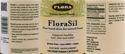 Photo of the Flora FloraSil label