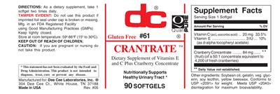 Photo of the DC Crantrate label