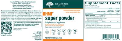 Label of HMF Super Powder