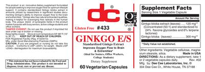 Photo of the DC Ginkgo E/S label