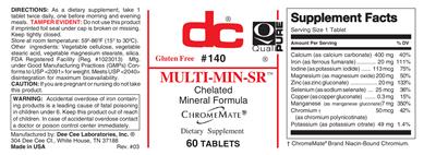 Photo of the DC Multi-Min-SR label
