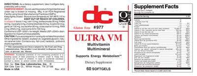 Photo of the DC Ultra VM label