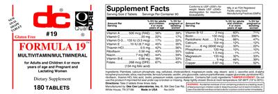 Photo of the DC Formula 19 label