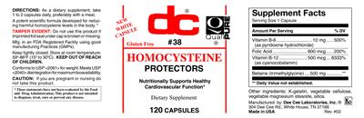 Photo of the DC Homocysteine label