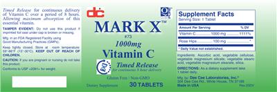 Photo of the DC Mark X label