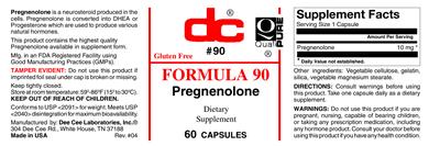 Photo of the DC Formula 90 label