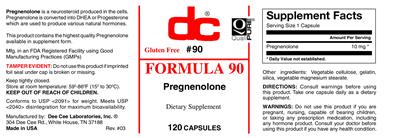 Photo of the DC Formula 90 label