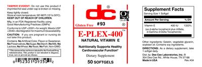 Photo of the DC E-Plex-400 label