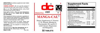 Photo of the DC Manga-Cal label
