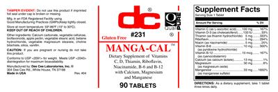 Photo of the DC Manga-Cal label