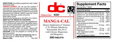 Photo of the DC Manga-Cal label