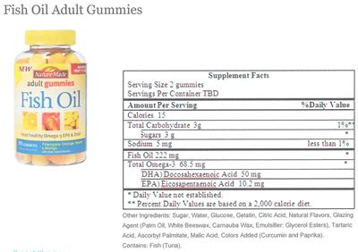 Fish Oil Adult Gummies