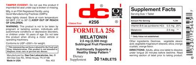Photo of the DC Formula 256 label