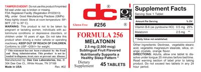 Photo of the DC Formula 256 label