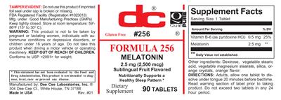 Photo of the DC Formula 256 label