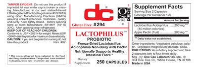 Label of Lactophilus