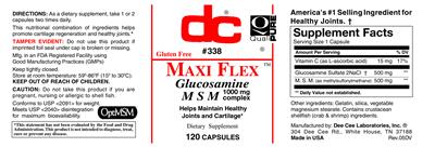 Photo of the DC Maxi Flex label