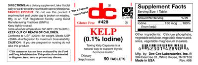 Photo of the DC Kelp label