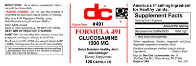 Photo of the DC Formula 491 label