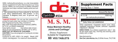 Photo of the DC M. S. M. label
