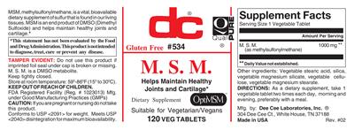 Photo of the DC M. S. M. label