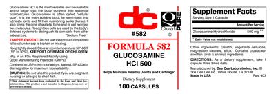 Photo of the DC Formula 582 label