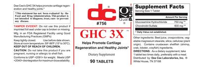 Photo of the DC GHC 3X label