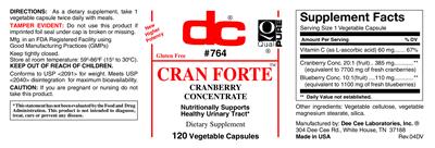 Photo of the DC Cran Forte label