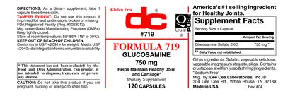 Photo of the DC Formula 719 label