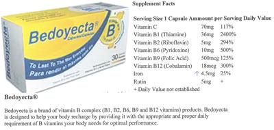 Bedoyecta Capsules