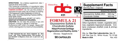 Photo of the DC Formula 21 label