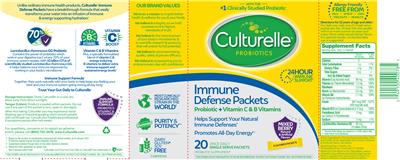 Label of Immune Defense Packets Mixed Berry