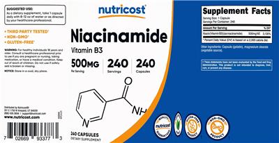Niacinamide 500 mg