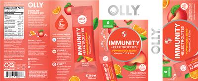 Immunity + Electrolytes Peach Citrus