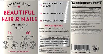 Photo of the Crystal Star Beautiful Hair & Nails label