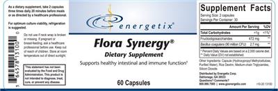 Photo of the Energetix Flora Synergy label