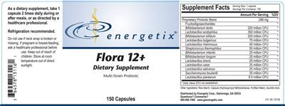 Label of Flora 12+