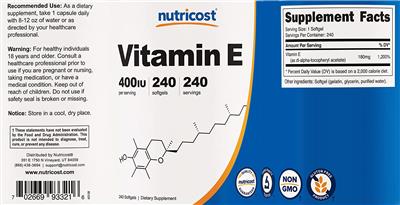 Vitamin E 400 IU