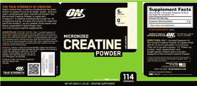 Micronized Creatine Powder Unflavored