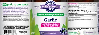 Photo of the Oregon's Wild Harvest Garlic label