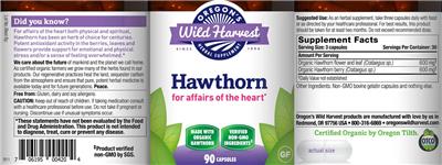 Photo of the Oregon's Wild Harvest Hawthorn label