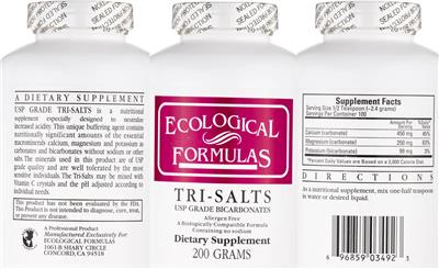 Photo of the Ecological Formulas Tri-Salts label