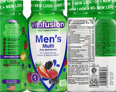 Photo of the vitafusion Men's Multi label