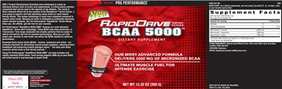 RapidDrive BCAA 5000 Fruit Punch