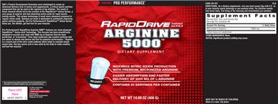RapidDrive Arginine 5000 Unflavored