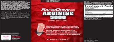 RapidDrive Arginine 5000 Fruit Punch