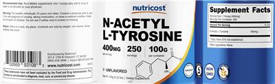 N-Acetyl L-Tyrosine 400 mg